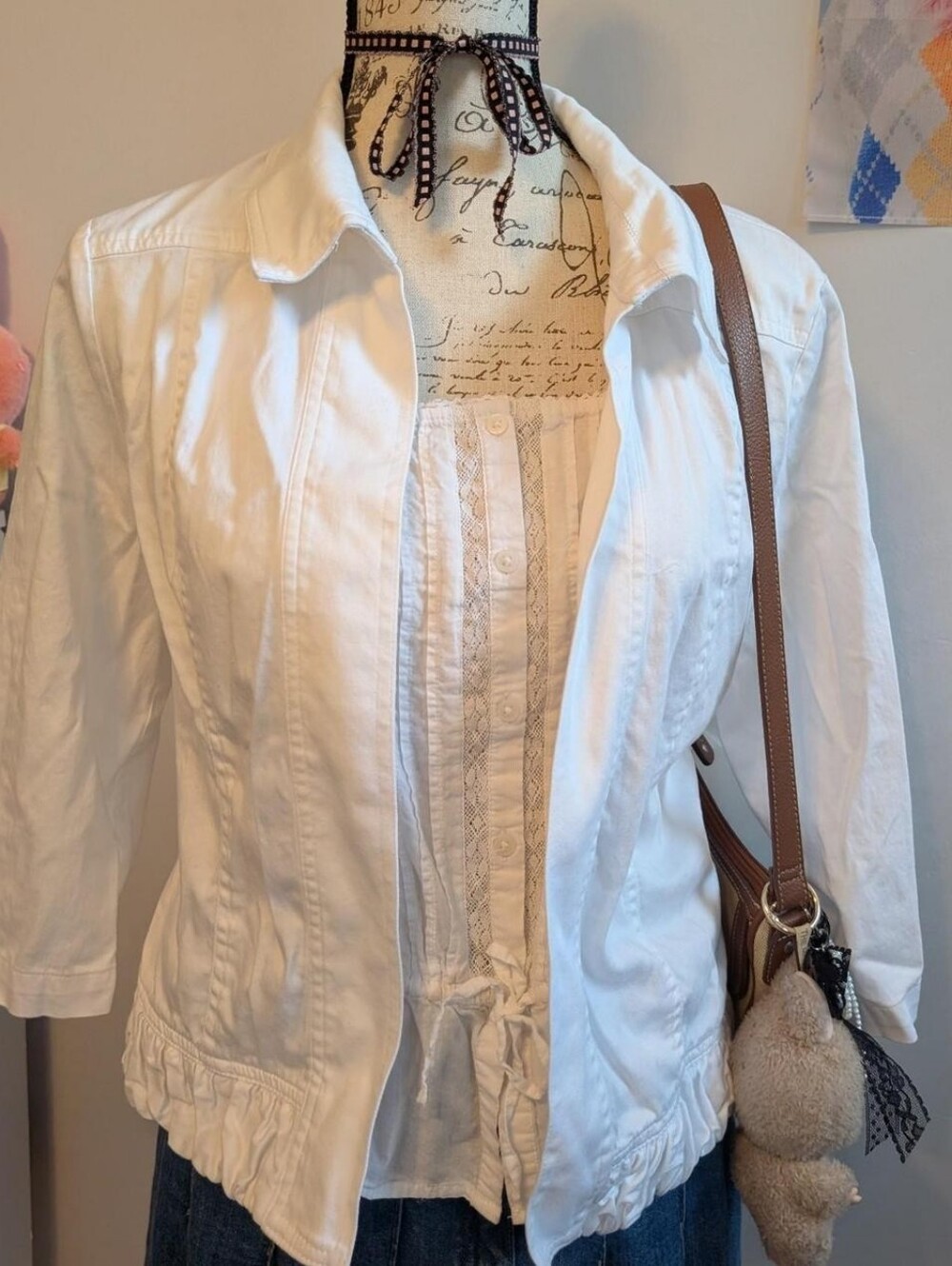 White Women's Lightweight Open Jacket